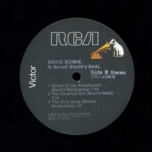 Laden Sie das Bild in den Galerie-Viewer, David Bowie : David Bowie In Bertolt Brecht's Baal (12", EP)
