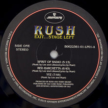 Load image into Gallery viewer, Rush : Exit... Stage Left (2xLP, Album, RE, RM, 200)
