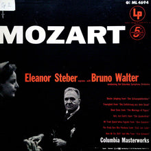 Load image into Gallery viewer, Mozart* ; Eleanor Steber With Bruno Walter : Mozart. Eleanor Steber Soprano With Bruno Walter Conducting The Columbia Symphony Orchestra (LP, Mono)
