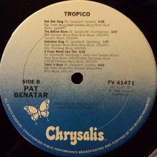 Laden Sie das Bild in den Galerie-Viewer, Pat Benatar : Tropico (LP, Album, Club, Col)
