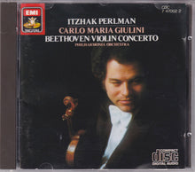 Charger l&#39;image dans la galerie, Beethoven* - Itzhak Perlman, Philharmonia Orchestra, Carlo Maria Giulini : Violin Concerto (CD, Album, RE, RP)
