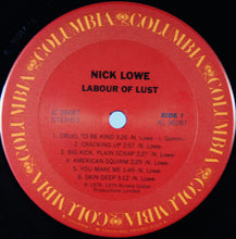 Charger l&#39;image dans la galerie, Nick Lowe : Labour Of Lust (LP, Album, Ter)
