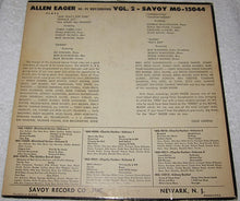 Charger l'image dans la galerie, Allen Eager : Allen Eager : Vol.2 (10", Album, Mono)
