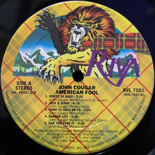 Charger l'image dans la galerie, John Cougar* : American Fool (LP, Album, Club, Col)
