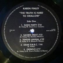 Laden Sie das Bild in den Galerie-Viewer, Karen Finley : The Truth Is Hard To Swallow (LP, Album)
