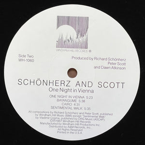 Schönherz And Scott* : One Night In Vienna (LP, Album)