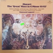 Load image into Gallery viewer, Wolfgang Amadeus Mozart, Raymond Leppard, New Philharmonia Orchestra, John Alldis Choir : The Great Mass in C minor, K.427 (LP, Album)
