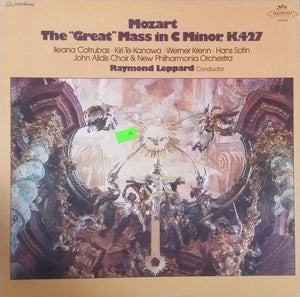 Wolfgang Amadeus Mozart, Raymond Leppard, New Philharmonia Orchestra, John Alldis Choir : The Great Mass in C minor, K.427 (LP, Album)