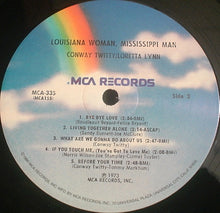 Load image into Gallery viewer, Conway Twitty - Loretta Lynn* : Louisiana Woman, Mississippi Man (LP, Album, RE, Glo)
