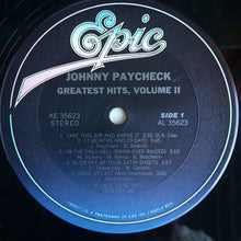 Load image into Gallery viewer, Johnny Paycheck : Greatest Hits, Volume 2 (LP, Comp, RP)
