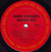 Laden Sie das Bild in den Galerie-Viewer, Barbra Streisand : Barbra Streisand's Greatest Hits (LP, Comp, RE, San)
