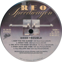 Laden Sie das Bild in den Galerie-Viewer, REO Speedwagon : Good Trouble (LP, Album, Ter)
