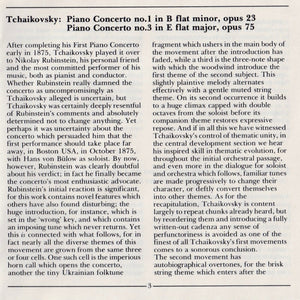 Pyotr Ilyich Tchaikovsky, Victoria Postnikova, Vienna Symphony*, Gennadi Rozhdestvensky : Piano Concertos Nos. 1 & 3 (CD, Album, RP)