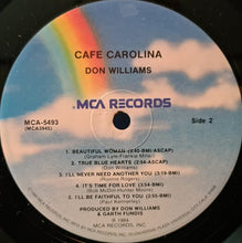 Laden Sie das Bild in den Galerie-Viewer, Don Williams (2) : Cafe Carolina (LP, Album, Pin)
