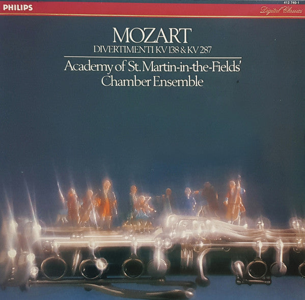 Mozart* - Academy Of St. Martin-in-the-Fields' Chamber Ensemble* : Divertimenti KV 138 & KV 287 (LP, Album)
