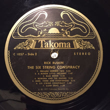 Load image into Gallery viewer, Rick Ruskin : The Six String Conspiracy (LP, Album)
