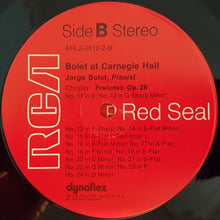 Laden Sie das Bild in den Galerie-Viewer, Jorge Bolet : Jorge Bolet At Carnegie Hall Recorded Live February 25, 1974 (2xLP, Album)
