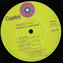 Laden Sie das Bild in den Galerie-Viewer, Brinsley Schwarz : Despite It All (LP, Album, Jac)
