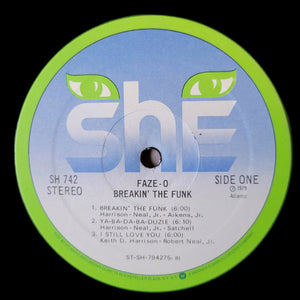 Faze-O : Breakin' The Funk (LP, Album, RI)
