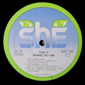 Faze-O : Breakin' The Funk (LP, Album, RI)