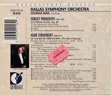 Charger l&#39;image dans la galerie, Prokofiev* / Stravinsky* – Eduardo Mata, Dallas Symphony Orchestra : Scythian Suite Op. 20 / Le Sacre Du Printemps (CD)
