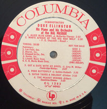 Load image into Gallery viewer, Duke Ellington : Duke Ellington His Piano And His Orchestra At The Bal Masque (LP, Album, Mono, Promo)

