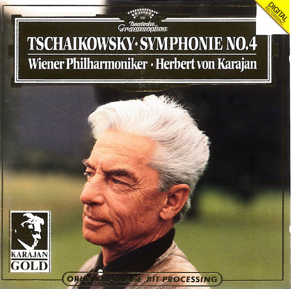 Tschaikowsky*, Wiener Philharmoniker, Herbert von Karajan : Symphonie No. 4 (CD, Album, RE, RM, Gol)