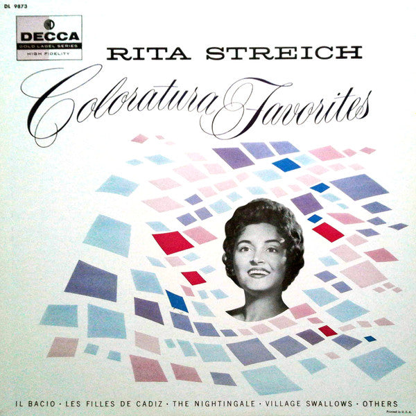 Rita Streich : Coloratura Favorites (LP, Album, Mono)