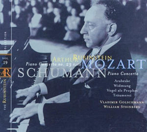 Arthur Rubinstein, Mozart* / Schumann* : Piano Concerto No. 23 K488 / Piano Concerto, Vogel Als Prophet, Arebeske, Träumerei, Widmung (CD, Comp, Mono, RM, Dig)