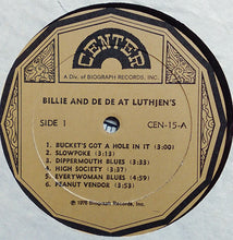 Charger l&#39;image dans la galerie, Billie &amp; De De Pierce : Billie &amp; De De Pierce At Luthjen&#39;s (LP, Album)
