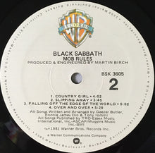 Load image into Gallery viewer, Black Sabbath : Mob Rules (LP, Album, Spe)
