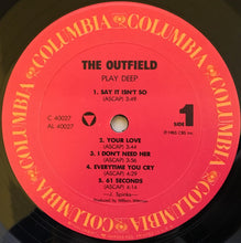 Charger l'image dans la galerie, The Outfield : Play Deep (LP, Album)
