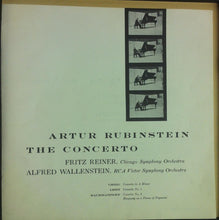 Load image into Gallery viewer, Artur Rubinstein* - Reiner*, Chicago Symphony* / Wallenstein*, RCA Victor Symphony* - Grieg* / Liszt* / Rachmaninoff* : The Concerto (2xLP, Album, Mono + Box)
