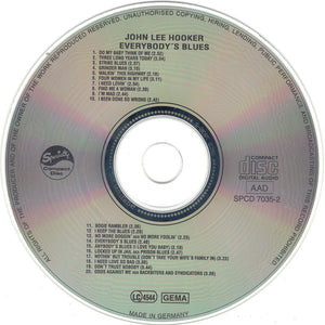 John Lee Hooker : Everybody's Blues (CD, Comp, RM)