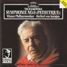 Load image into Gallery viewer, Tschaikowsky*, Wiener Philharmoniker, Herbert von Karajan : Symphonie No.6 »Pathetique« (CD, Album, RE, RM, Gol)
