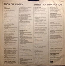 Load image into Gallery viewer, Todd Rundgren : Hermit Of Mink Hollow (LP, Album, Los)
