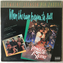 Load image into Gallery viewer, Jermaine Jackson And Pia Zadora : When The Rain Begins To Fall (12", Advance, Single, Promo)
