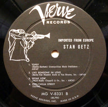 Laden Sie das Bild in den Galerie-Viewer, Stan Getz : Imported From Europe (LP, Album, Mono)
