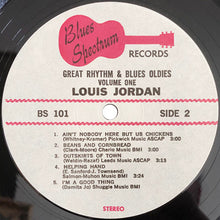 Load image into Gallery viewer, Louis Jordan : Great Rhythm &amp; Blues Oldies Volume 1 (LP, Album)
