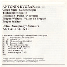 Load image into Gallery viewer, Dorati*, Detroit Symphony Orchestra – Dvořák* : Czech Suite • Suite Tchèchque • Tschechische Suite / Prague Waltzes • Valses De Prague • Prager Walzer (CD)
