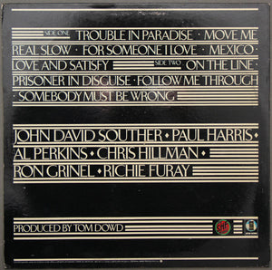The Souther-Hillman-Furay Band : Trouble In Paradise (LP, Album, Spe)