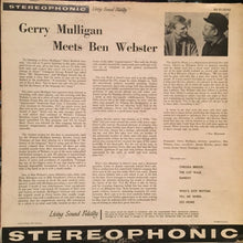 Load image into Gallery viewer, Gerry Mulligan, Ben Webster : Gerry Mulligan Meets Ben Webster (LP, Album)
