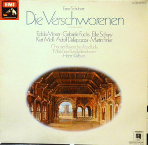 Franz Schubert / Edda Moser • Gabriele Fuchs • Elke Schary • Kurt Moll • Adolf Dallapozza • Martin Finke (2), Chor Des Bayerischen Rundfunks, Münchner Rundfunkorchester, Heinz Wallberg : Die Verschworenen (Gesamtaufnahme) (LP, Album, Quad)