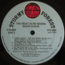 Load image into Gallery viewer, Richie Havens : The Great Blind Degree (LP, Album, Pit)
