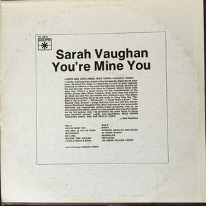 Sarah Vaughan : You're Mine You (LP, Album, RE)