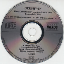 Charger l&#39;image dans la galerie, Gershwin* - Kathryn Selby, CSR Symphony Orchestra*, Slovak Philharmonic Orchestra, Richard Hayman : Rhapsody In Blue • An American In Paris • Piano Concerto (CD, Album, RE)
