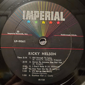 Ricky Nelson (2) : Ricky Sings Again (LP, Album, Mono, Hol)