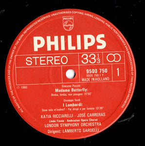 Puccini* ∙ Verdi* ∙ Donizetti*, Katia Ricciarelli ∙ José Carreras, London Symphony Orchestra ∙ Lamberto Gardelli : Love Duets (LP)