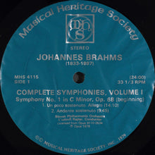 Load image into Gallery viewer, Johannes Brahms - Slovak Philharmonic Orchestra, Ľudovít Rajter : Complete Symphonies Volume I (2xLP)
