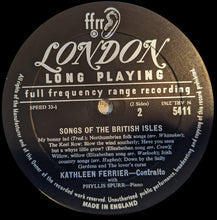 Load image into Gallery viewer, Kathleen Ferrier Accompanied By Phyllis Spurr : Folk Songs: Northumbrian, Elizabethan, And Irish Folk Songs (LP, Album, RE)
